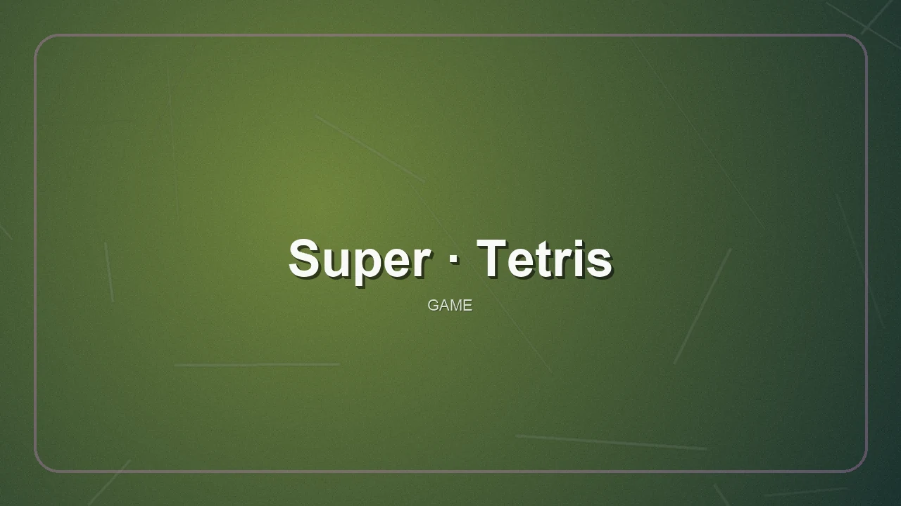 Super-Tetris