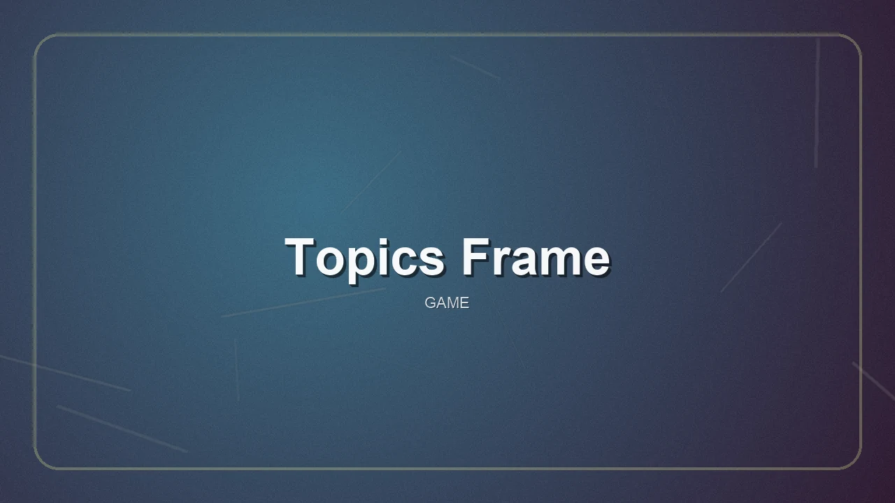 Topics-Frame