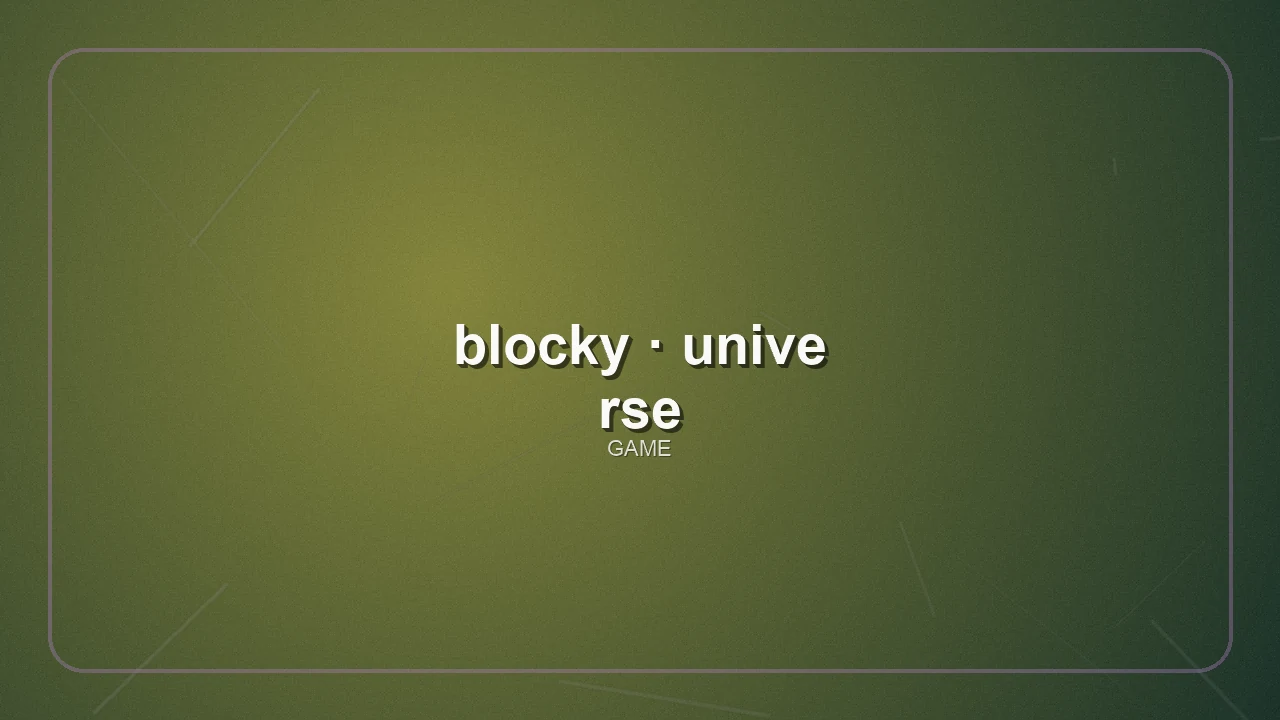 blocky-universe