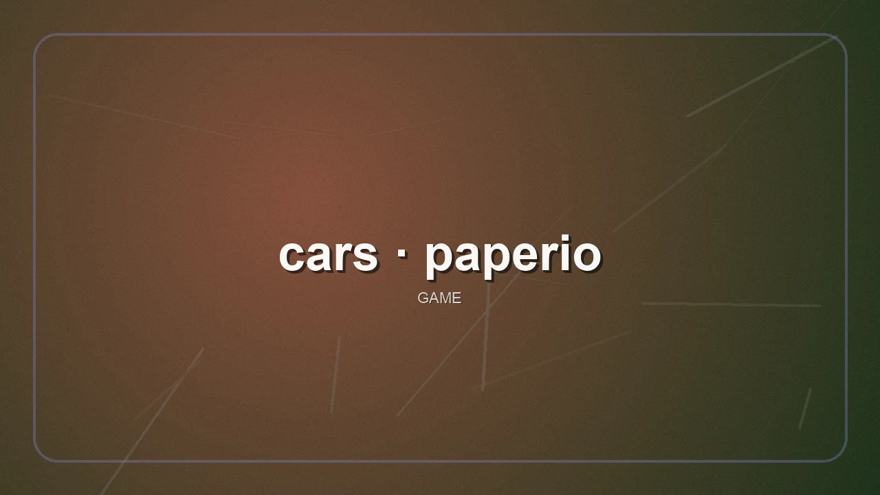cars-paperlo
