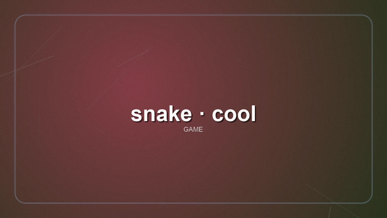 Snake Cool