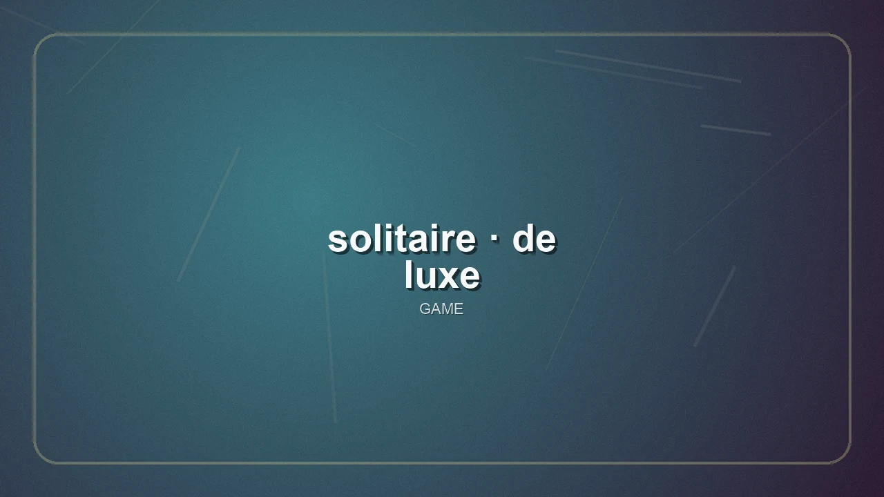 solitaire-deluxe